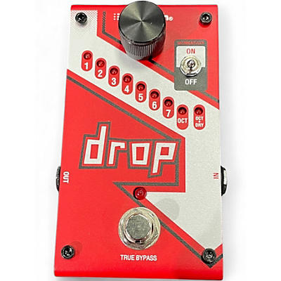 Used DigiTech The Drop Polyphonic Drop Tune Pitch-Shifter Effect Pedal