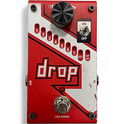 Used DigiTech The Drop Polyphonic Drop Tune Pitch-Shifter Effect Pedal