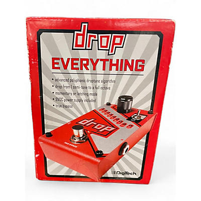 Used DigiTech The Drop Polyphonic Drop Tune Pitch-Shifter Effect Pedal