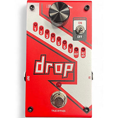 Used DigiTech The Drop Polyphonic Drop Tune Pitch-Shifter Effect Pedal