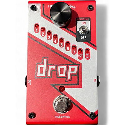 Used DigiTech The Drop Polyphonic Drop Tune Pitch-Shifter Effect Pedal