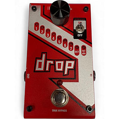Used DigiTech The Drop Polyphonic Drop Tune Pitch-Shifter Effect Pedal
