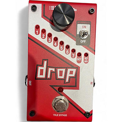Used DigiTech The Drop Polyphonic Drop Tune Pitch-Shifter Effect Pedal