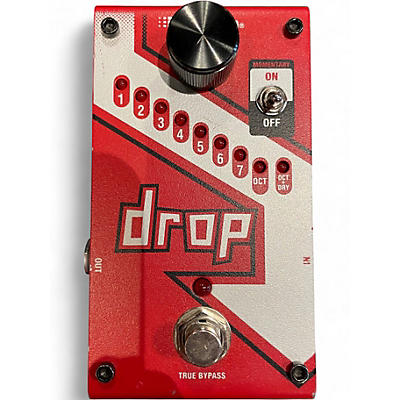 Used DigiTech The Drop Polyphonic Drop Tune Pitch-Shifter Effect Pedal