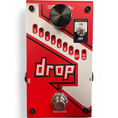 Used DigiTech The Drop Polyphonic Drop Tune Pitch-Shifter Effect Pedal