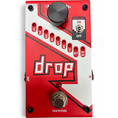 Used DigiTech The Drop Polyphonic Drop Tune Pitch-Shifter Effect Pedal