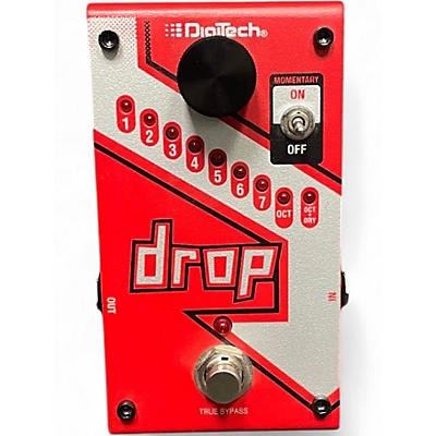 Used DigiTech The Drop Polyphonic Drop Tune Pitch-Shifter Effect Pedal