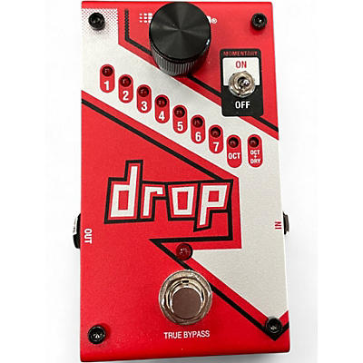 Used DigiTech The Drop Polyphonic Drop Tune Pitch-Shifter Effect Pedal