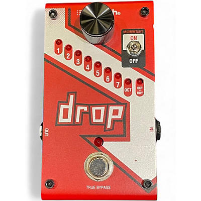 Used DigiTech The Drop Polyphonic Drop Tune Pitch-Shifter Effect Pedal