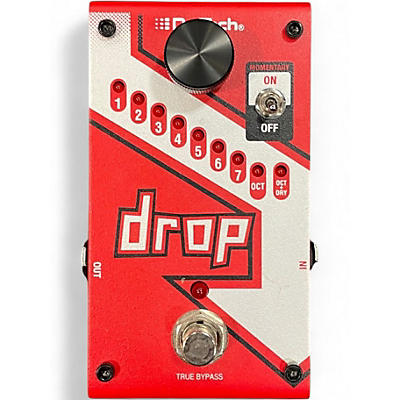 Used DigiTech The Drop Polyphonic Drop Tune Pitch-Shifter Effect Pedal