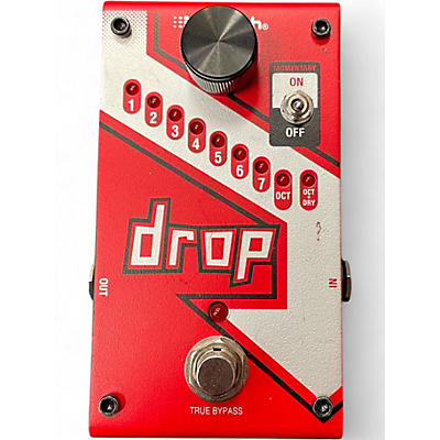 Used DigiTech The Drop Polyphonic Drop Tune Pitch-Shifter Effect Pedal