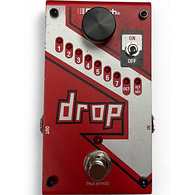Used DigiTech The Drop Polyphonic Drop Tune Pitch-Shifter Effect Pedal