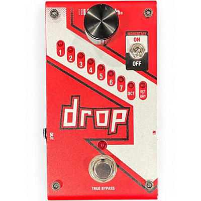 Used DigiTech The Drop Polyphonic Drop Tune Pitch-Shifter Effect Pedal