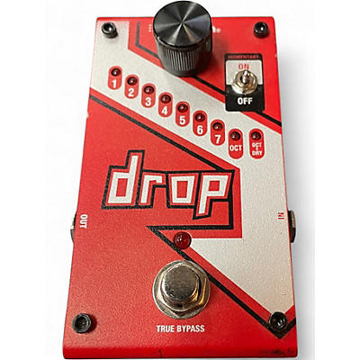 Used DigiTech The Drop Polyphonic Drop Tune Pitch-Shifter Effect Pedal