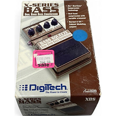 Used DigiTech XBS Bass Squeeze Compressor Bass Effect Pedal