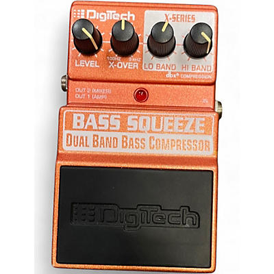 Used DigiTech XBS Bass Squeeze Compressor Bass Effect Pedal