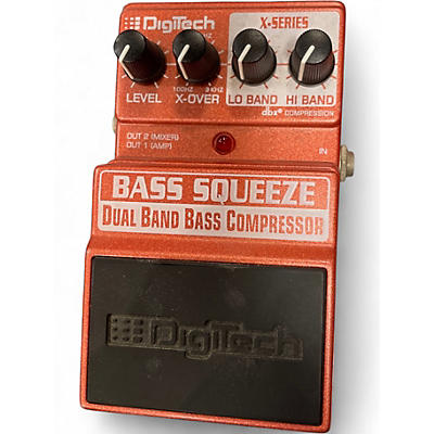 Used DigiTech XBS Bass Squeeze Compressor Bass Effect Pedal