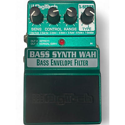 Used DigiTech XBW Bass Synth Wah Bass Effect Pedal