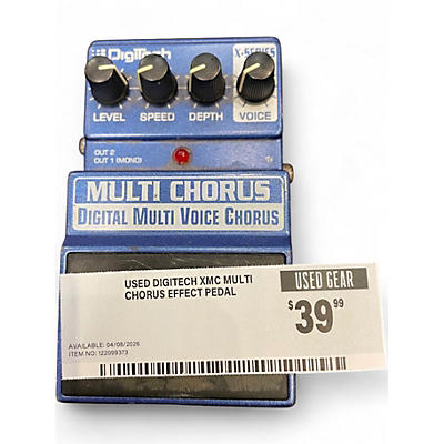 Used DigiTech XMC Multi Chorus Effect Pedal