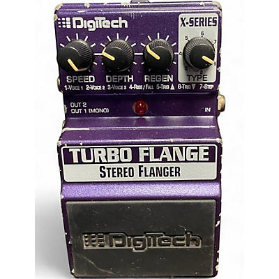 Used DigiTech XTF Turbo Flange Effect Pedal