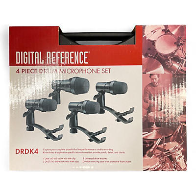 Used Digital Reference DRDK4 4 Piece Percussion Microphone Pack