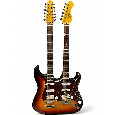 Used Dillion DDN-ST 612 2 Color Sunburst Solid Body Electric Guitar