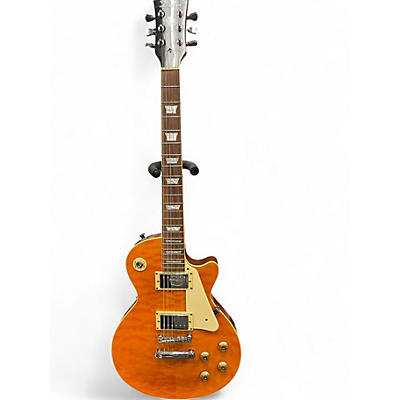 Used Dillion DL-650 ORANGE FLAME Solid Body Electric Guitar