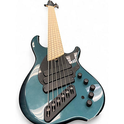 Used Dingwall Adam Nolly  "Getgood" Metallic Aqua Marine Electric Bass Guitar