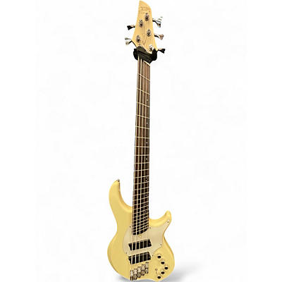 Used Dingwall COMBUSTION 5 Vintage White Electric Bass Guitar