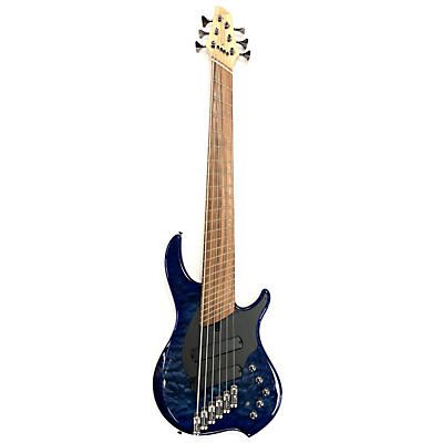 Used Dingwall Combustion 6 Blue Burst Electric Bass Guitar