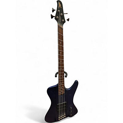 Used Dingwall DROC Matte Blue to Purple Colorshift Electric Bass Guitar