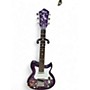 Used Disney by Washburn Hannah Montana Secret Star Purple Solid Body Electric Guitar Purple