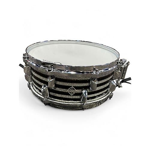Used Dixon 13in Artisan Zebra Silver Sparkle Drum Silver Sparkle 31