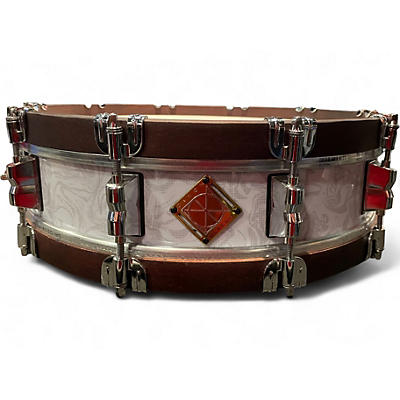 Used Dixon 14X3.5 Classic Hybrid Sub Zero White Drum