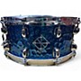 Used Dixon 14in Cornerstone Titanium-Plated Hammered Steel Snare 14 x 6.5 Blue Titanium Drum Blue Titanium 33
