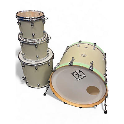 Used Dixon 4 Piece CORNERSTONE CEMENT GRAY Drum Kit