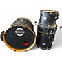 Used Dixon 4 Piece demon Black Drum Kit Black