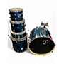 Used Dixon 5 Piece SPARK OCEAN BLUE SPARKLE Drum Kit OCEAN BLUE SPARKLE