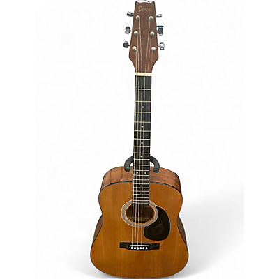 Used Dixon Dg-5 Natural Acoustic Guitar