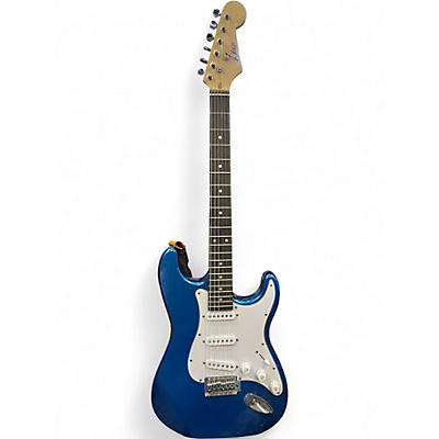 Used Dlaso S-STYLE Blue Solid Body Electric Guitar