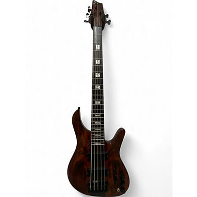 Used D'mark OMEGA 5 PIOPPO Trans Brazillian Electric Bass Guitar