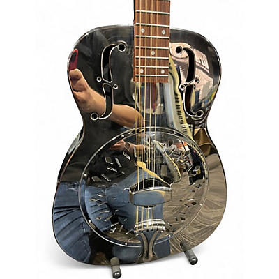 Used Dobro HOUND DOG M-14 METAL Resonator Guitar