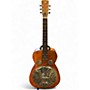 Used Dobro Hound Dog Deluxe Round Neck Natural Resonator Guitar Natural