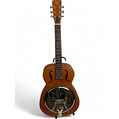 Dobro Used Dobro Hound Dog Round Neck NATURAL Resonator Guitar