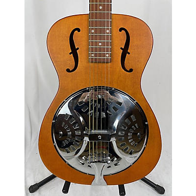 Dobro Used Dobro Hound Dog Round Neck Natural Resonator Guitar