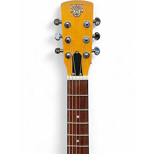 Used Dobro Hound Dog Round Neck Natural Resonator Guitar Natural