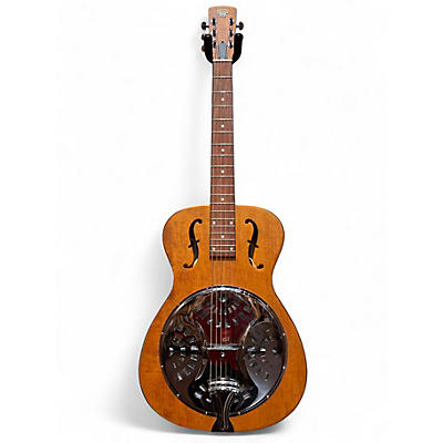 Used Dobro Hound Dog Roundneck Vintage Brown Acoustic Guitar
