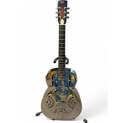 Used Dobro MODEL 36 ROSE CHROME Resonator Guitar