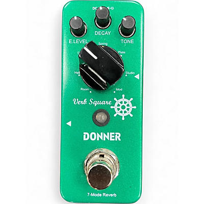 Used Donner 7-MODE REVERB Effect Pedal