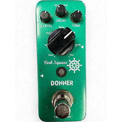Used Donner 7 MODE REVERB Pedal
